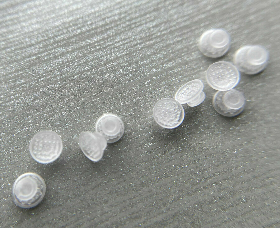 10-100Pcs Dental Lingual Button Ceramic Buttons Clear Invisable Retainer Aligner
