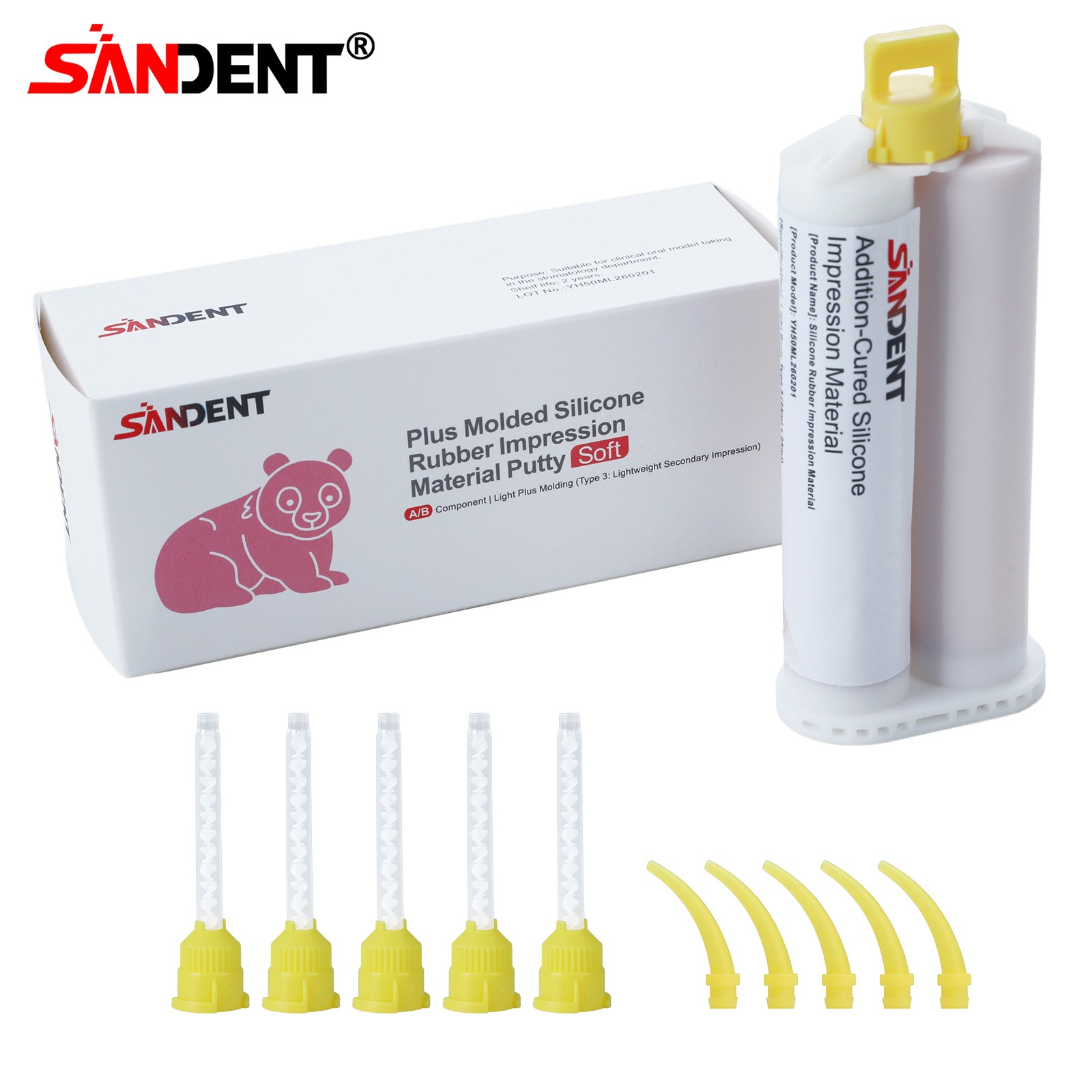 Dental LIGHT BODY REGULAR Set VPS PVS VPS Impression Material 50ML Cartridges