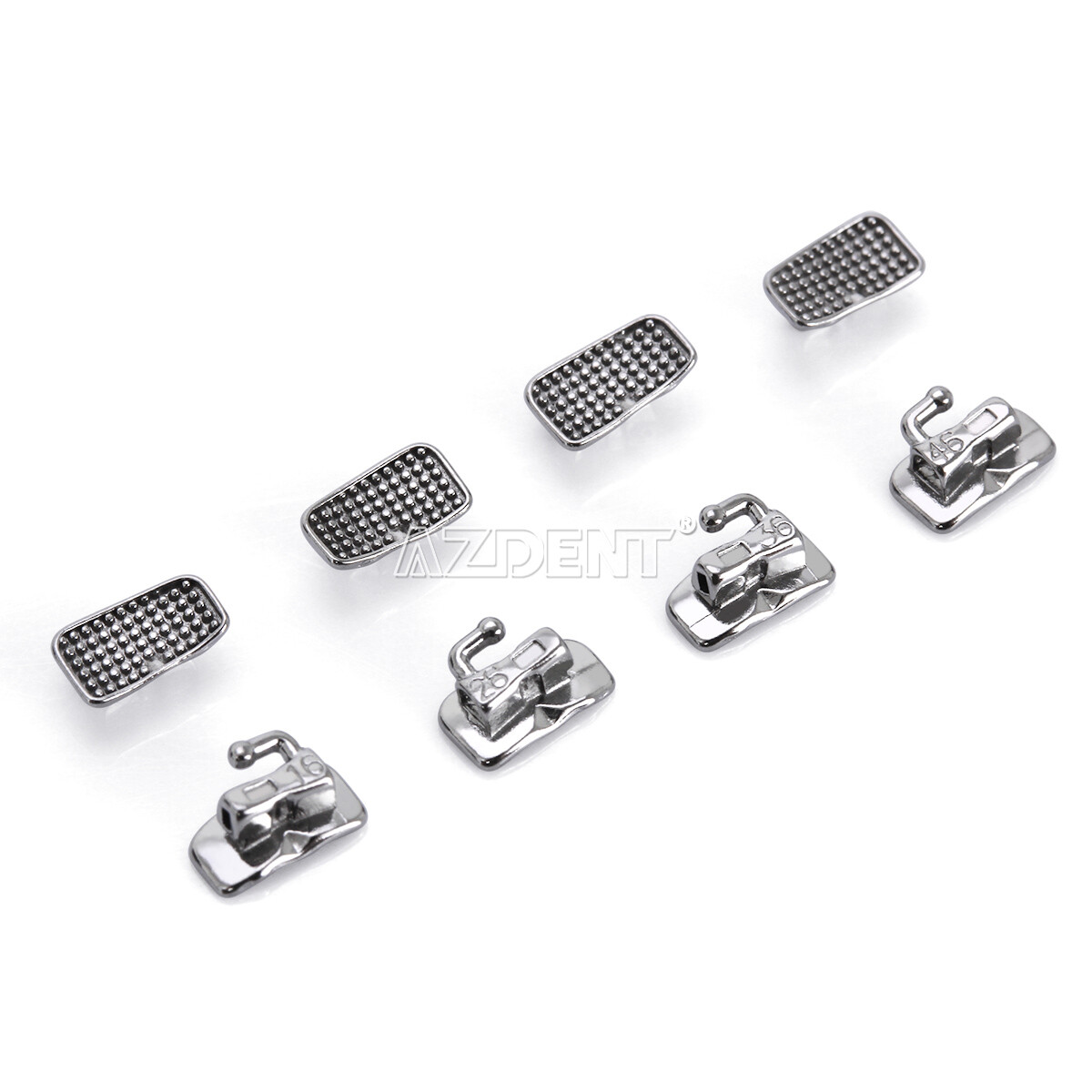 Tubos Bucales Ortodoncia Dental AZDENT Roth MBT 022 018 1º 2º Molar Brackets