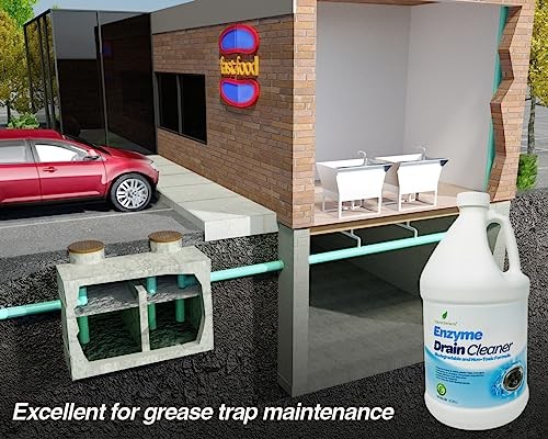 Natural Elements Enzyme Drain Cleaner | Digest Grease, Fats, and Paper…