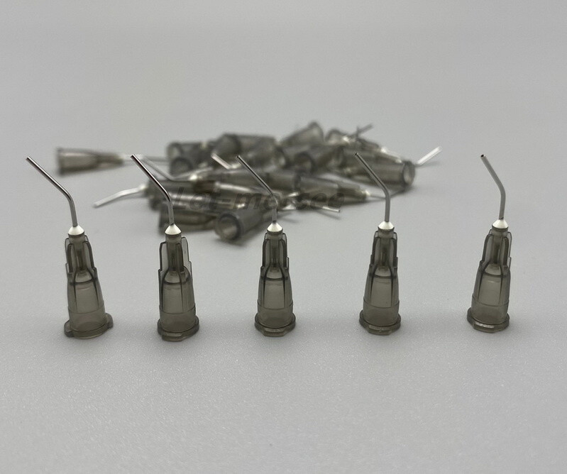 100Pcs/pack Dental Needle Tips for Etch Gel Composite Flow Applicator 18/19/20G