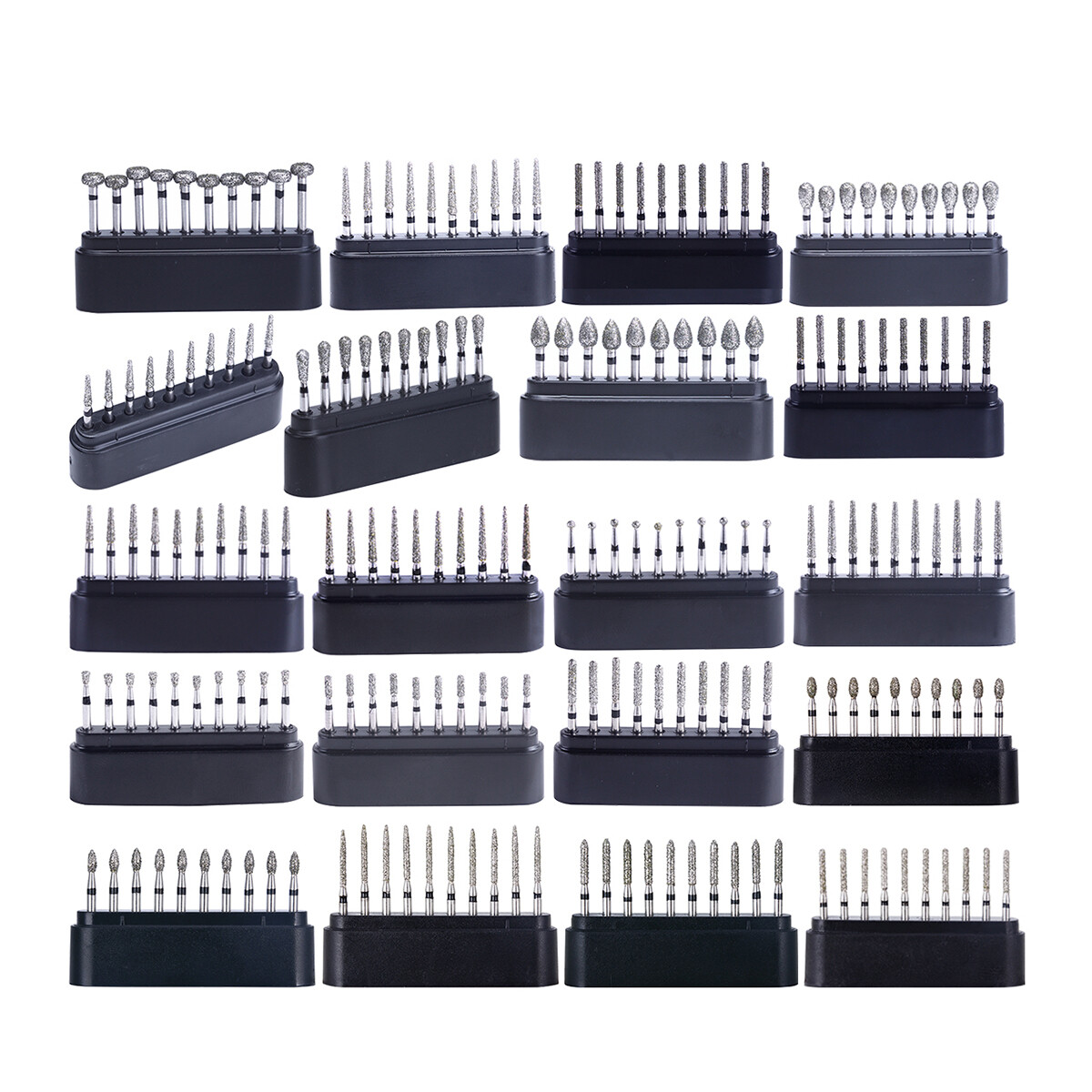 20 Types AZDENT Dental FG Super Coarse Diamond Burs for High Speed Handpiece
