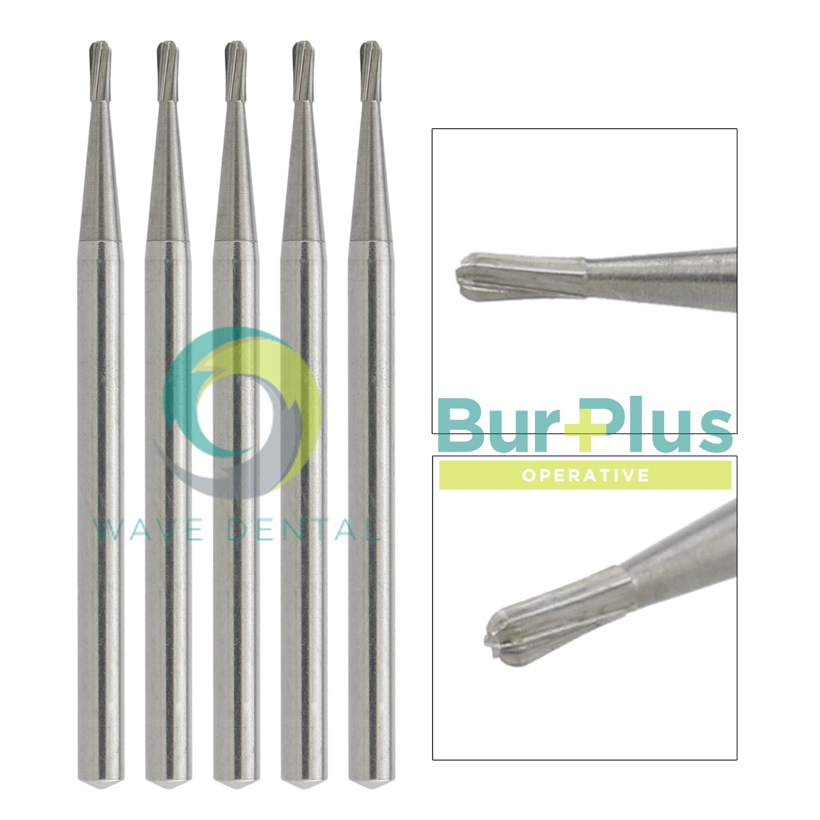 Wave Dental Carbide Burs High Speed Friction Grip 19mm Surgical FGOS FG 25mm