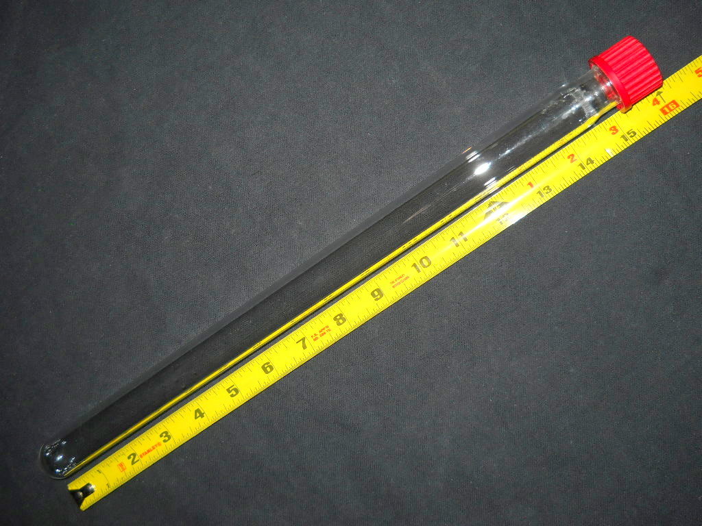 Unbranded 125mL Glass Culture Tube & GL25 Schott Screw Cap (25mm x 375mm)
