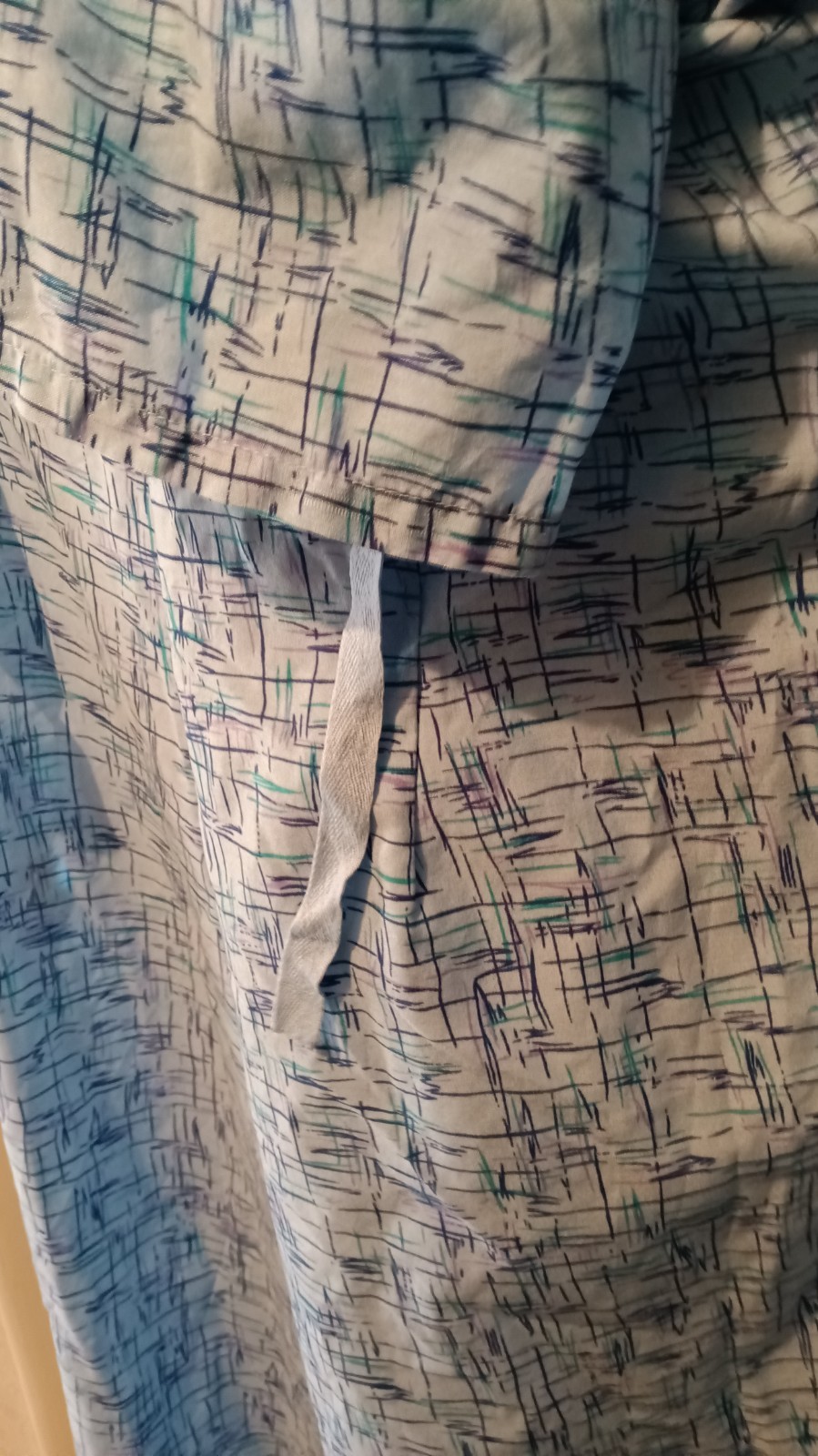 NICE! Lot of 2 MEDLINE Hospital Gown Unisex Adult One Size Blue Ties Back