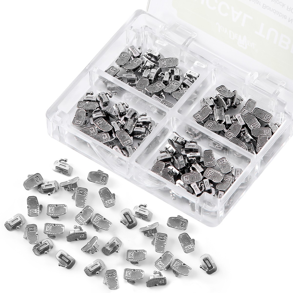 50Bags Dental Ortho Buccal Tubes Roth 0.022 Non-Conv MIM Bondable Monoblock