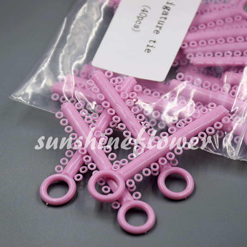 1040 Pcs/1 Pack Dental Orthodontic Ligature Ties Elastic Rubber Bands 37 Colors