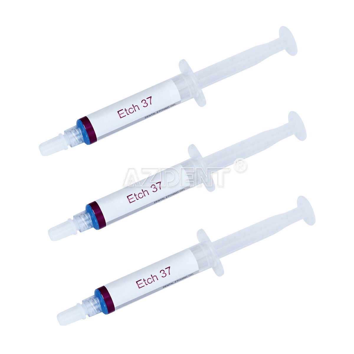 10Pcs Dental 37% Gel de Grabador de Ácido Fosfóric Compuesto F Esmalte y dentina