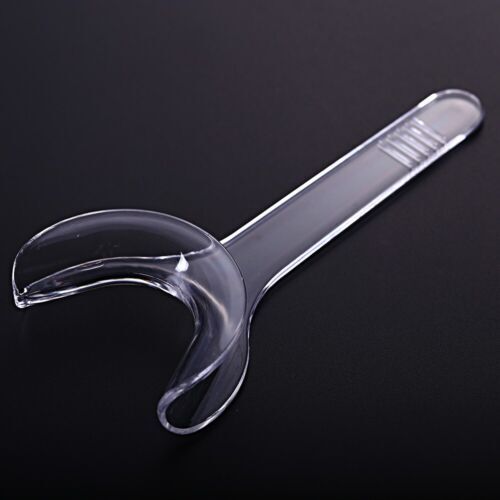 20Pcs Dental Intraoral Cheek Lip Retractor T-Shape Mouth Opener Clear S/L Size