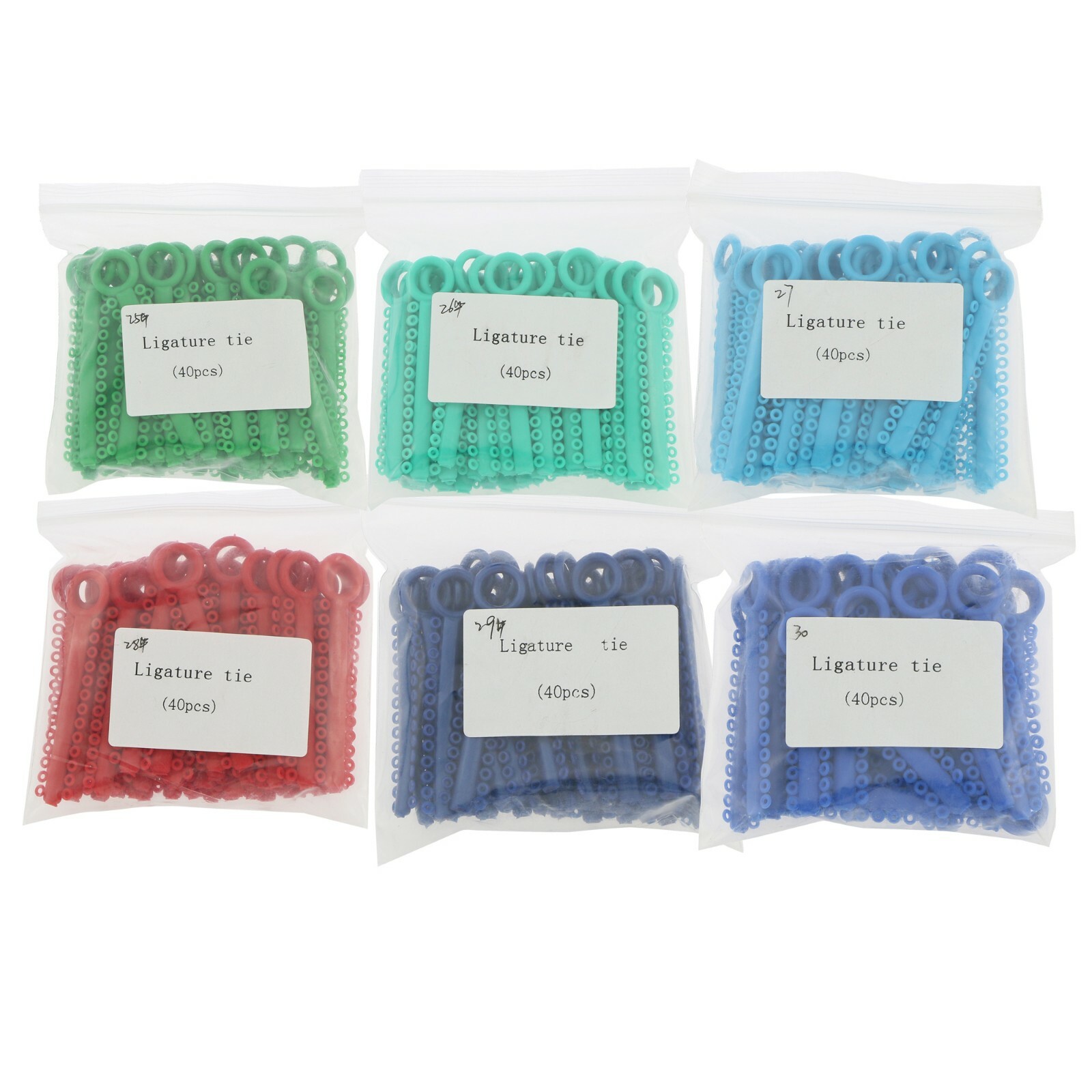 1040PCS Dental Orthodontic Ligature Tie Elastic Rubber Bands Ligadura Ortodoncia