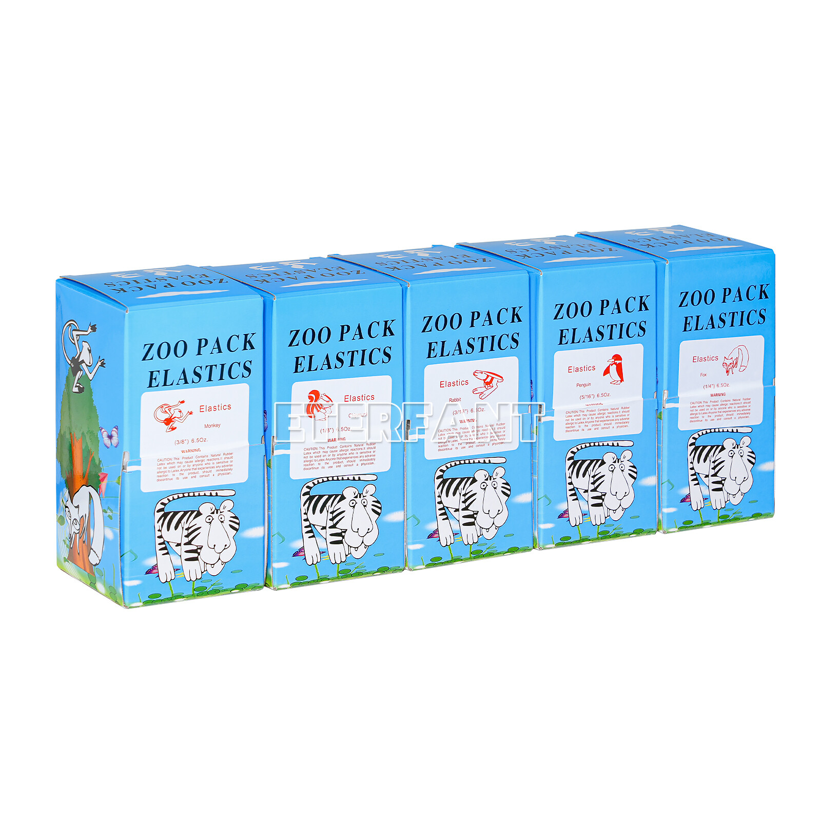 10XETERFANT Dental Ortho Rubber Bands Elastic Latex Braces 6.5oz 1/4 5000pcs/box