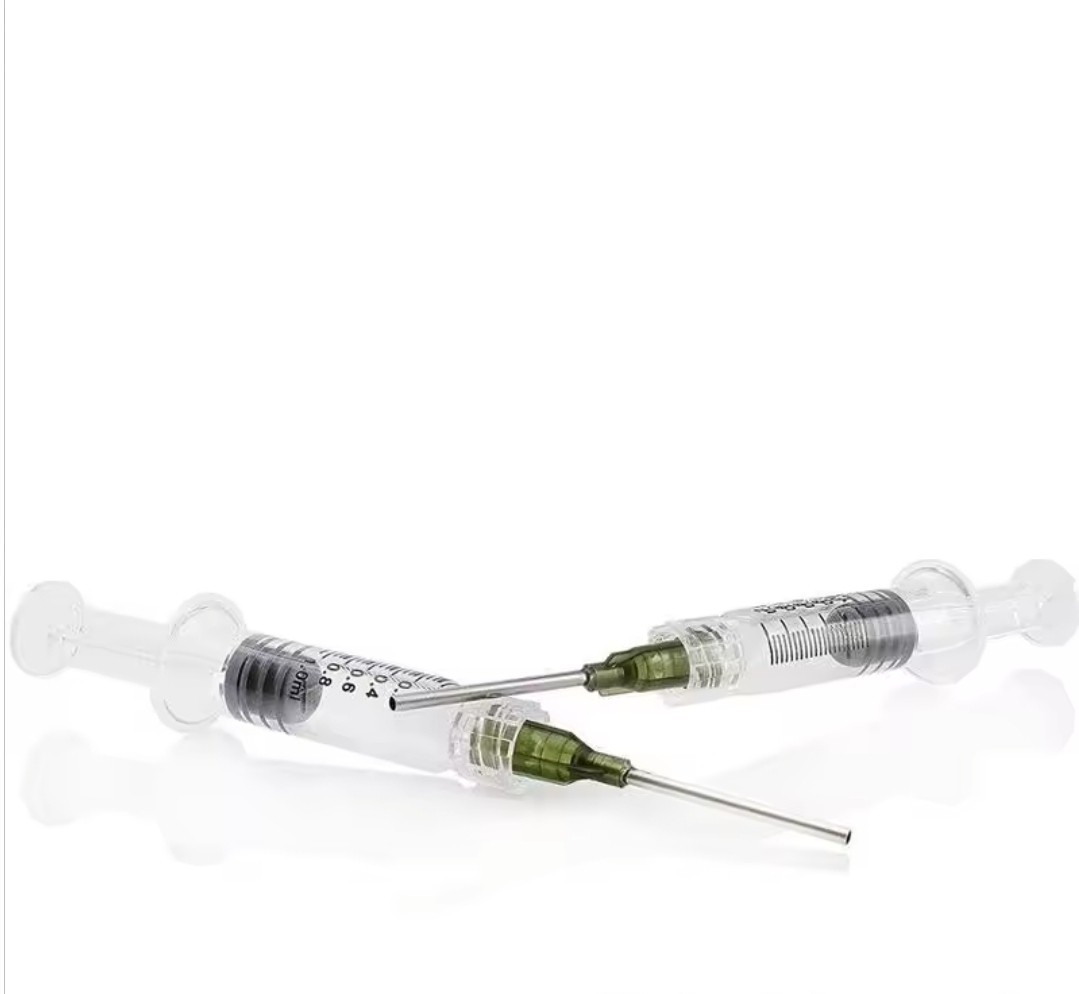 5 pack 1ml Luer Lock Syringe Shatter & Heat Resistant, Borosilicate Glass