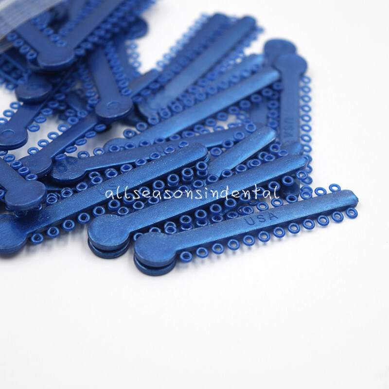 1040 Dental Orthodontic Ligature Ties Elastic Rubber Band Elastomeric Ligaduras