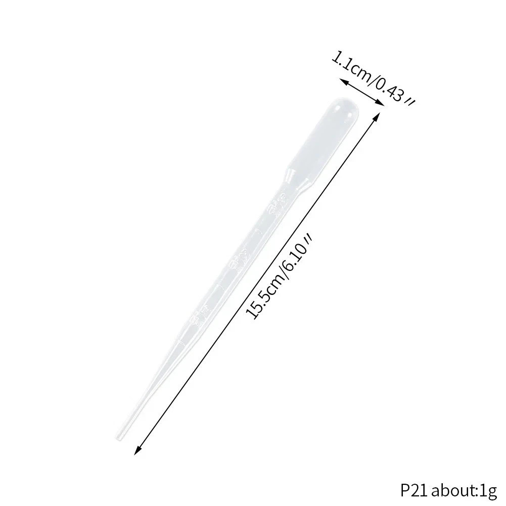 100 plastic transfer pipettes droppers graduated 3 ml 3ml Pasteur
