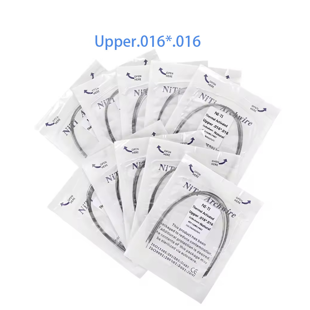 Dental Ortho Heat Thermal Activated Niti Rectangular Natural Form Arch Wire