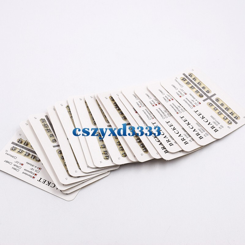 Dental Orthodontic Brackets Brace Roth/MBT/Edgewise 018/022 NO. 3/345 Hooks