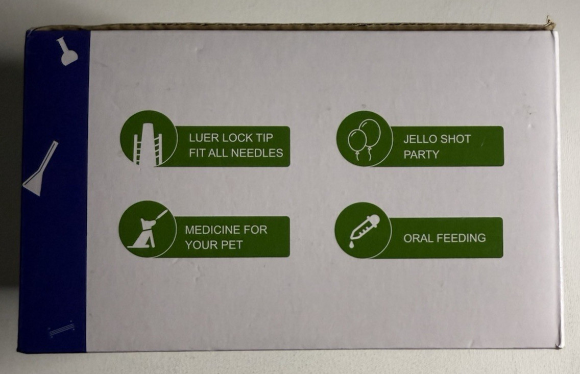 Labaider Disposable Sterile EO Syringe Luer Lock Tip 20ml