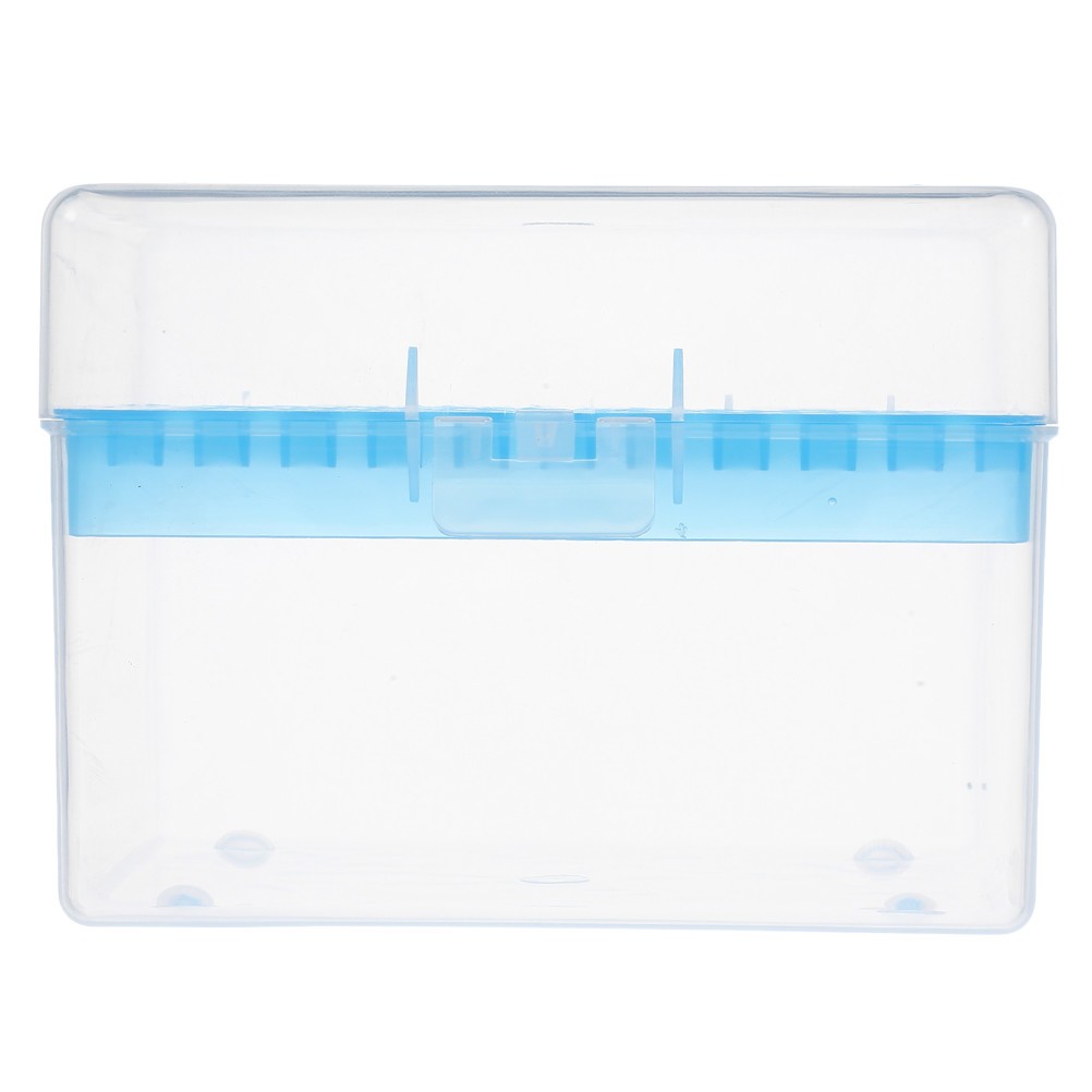 Durable Rectangular Pipette Pipettor Tip Box 100 Positions for Laboratory Use