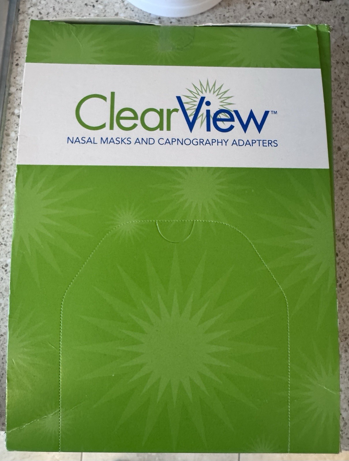 ClearView Single-Use Nasal Mask Adult Unscented Grey 12/Pack