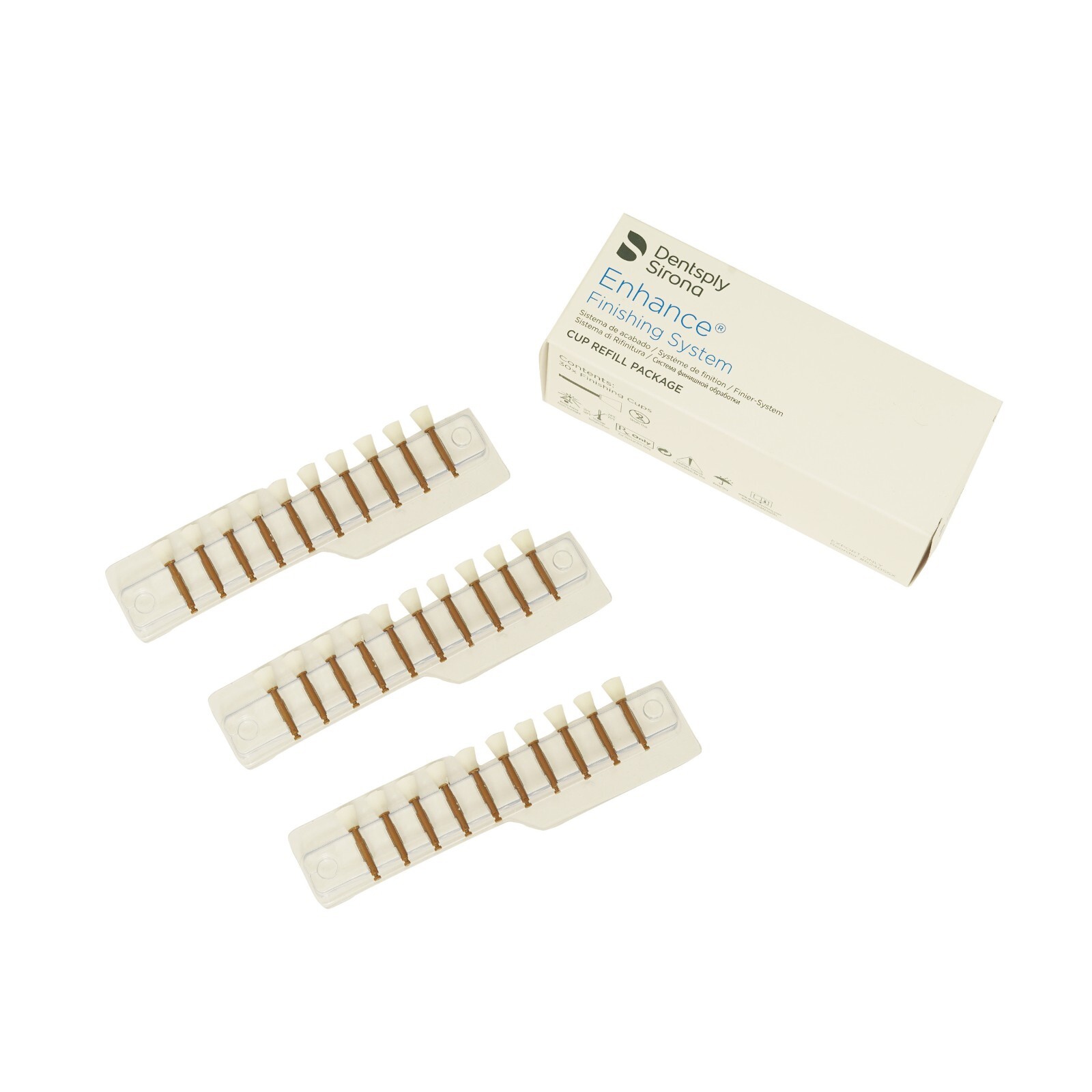 Caulk DentSply Enhance Cups for Finishing & Polishing Composite 30Pkg Refills