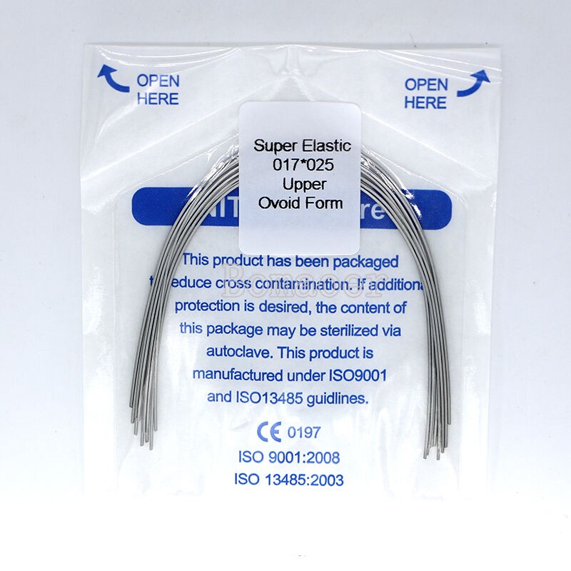20×Dental Orthodontic Super Elastic Ni-Ti Arch Rectangular Wire Oval 17×25 Upper