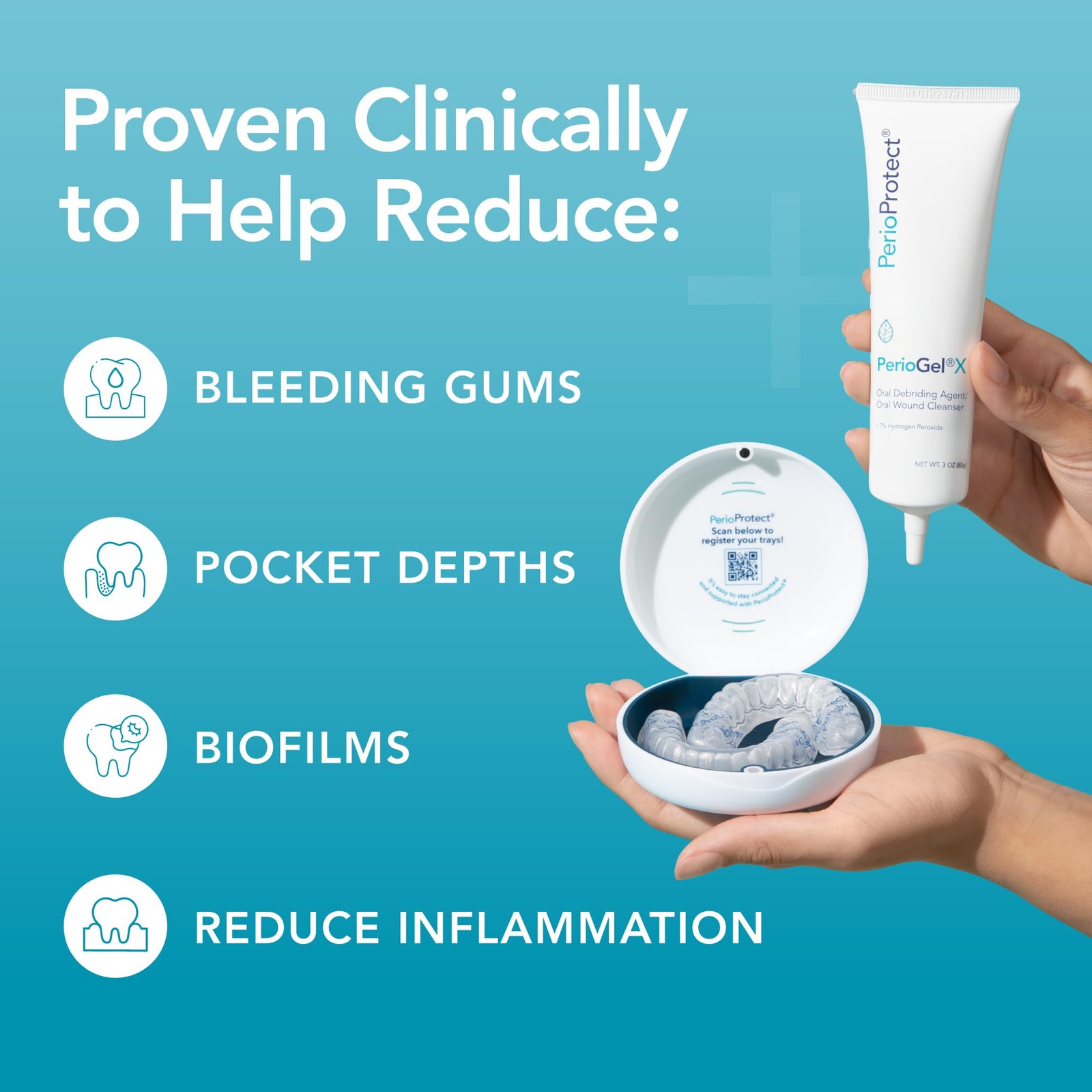 Periodontal Treatment for Teeth Promotes Healthy Gums Care Gel 3 fl oz New