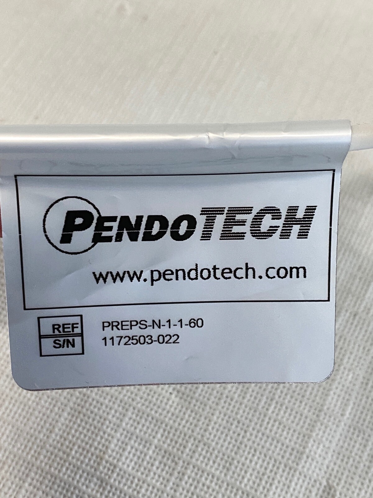 PendoTECH Single Use Pressure Sensor 1” Sanitary Flange Inlet/Outlet PREPS-N-1-1