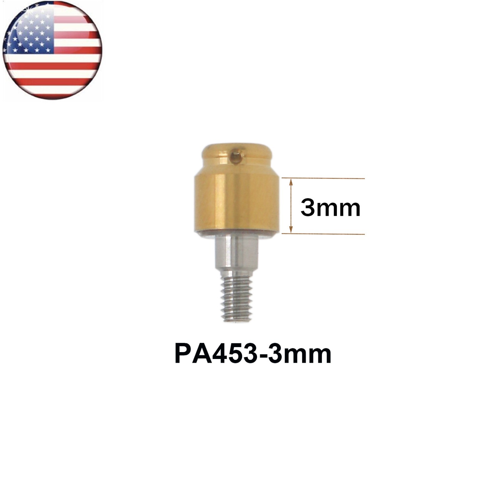 Dental Overdenture Locator Abutment for Zimmer Tapered Screw-vent 4.5 Platform