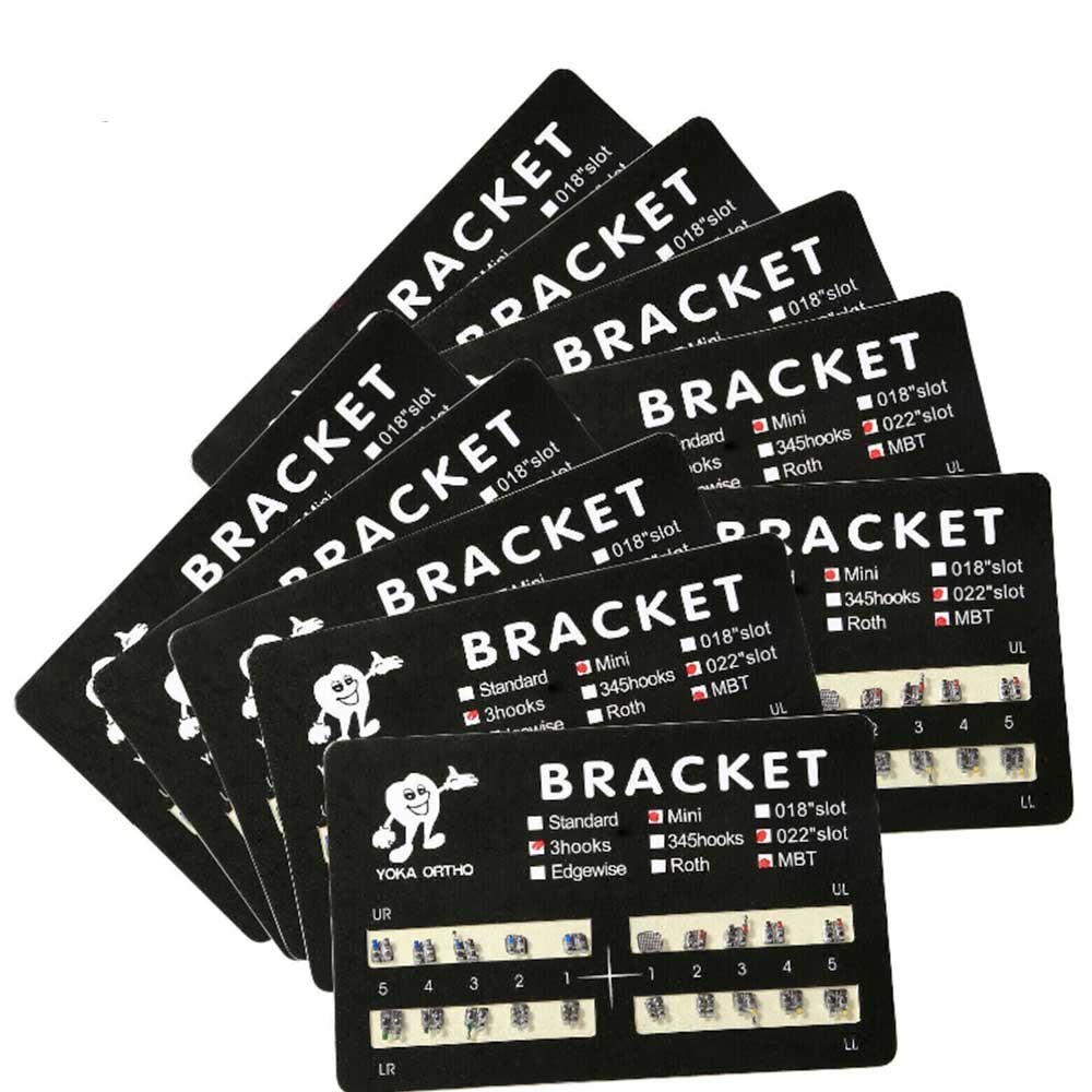 1pack Dental Orthodontic Brackets Braces Metal Monoblock （20Pcs/pack）