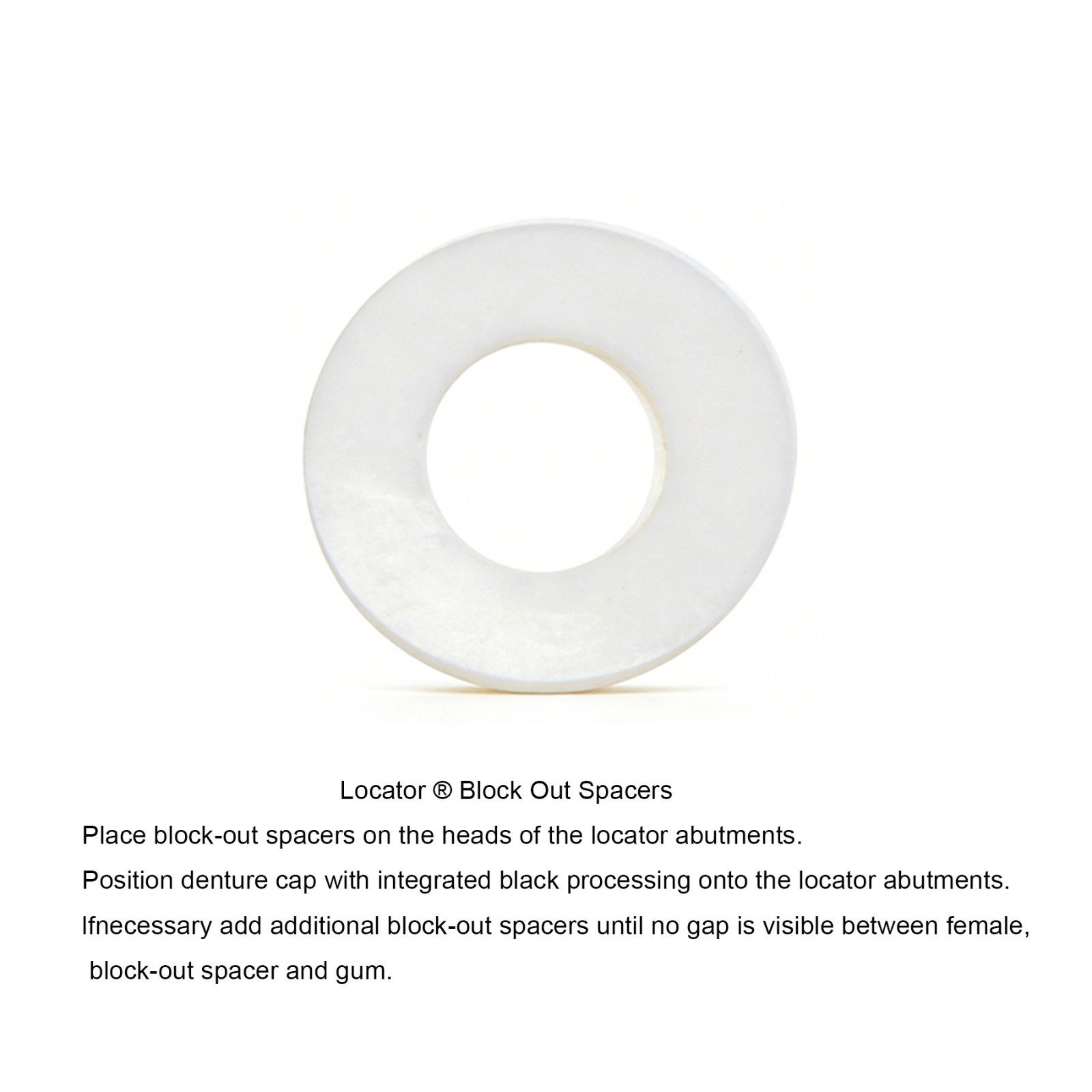 US Dental Male Processing Standard Set fits Zest Locator Overdenture Attachment