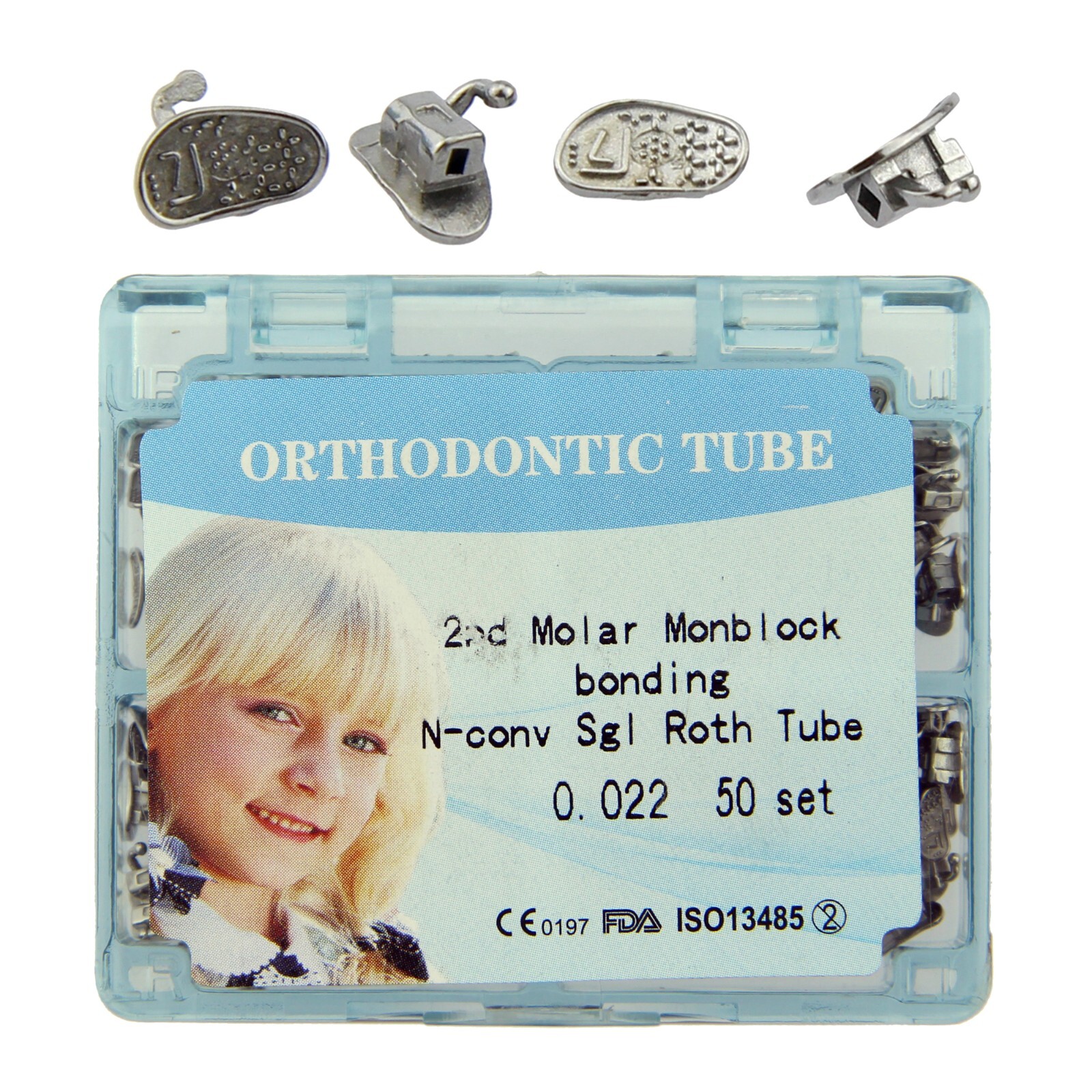 tubos de ortodoncia Dental Orthodontic Molar Tubes Buccal Tube Roth MBT 022 1st