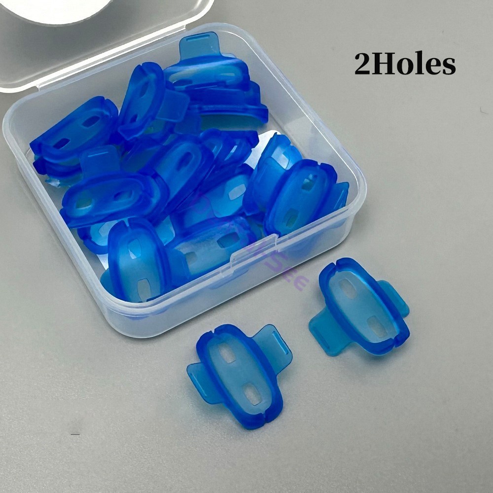 Dental Mini Dam Rubber Clamp Holder Gingival Guard Silicon Clips Autoclavable