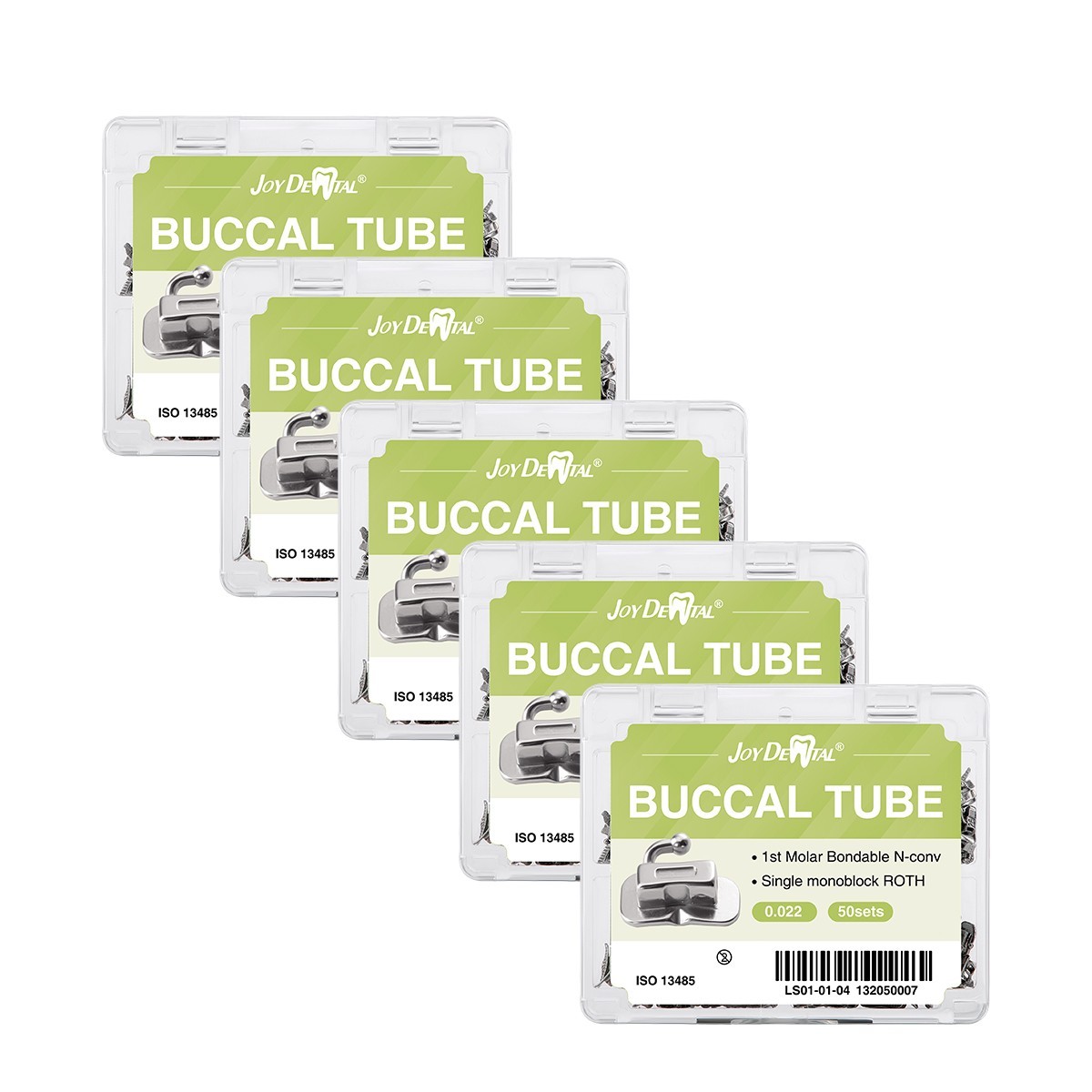 50Bags Dental Ortho Buccal Tubes Roth 0.022 Non-Conv MIM Bondable Monoblock
