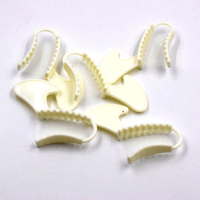 50 (1 Bag) Dental Bite Registration​ Impression Triple Trays Tray Mold Posterior