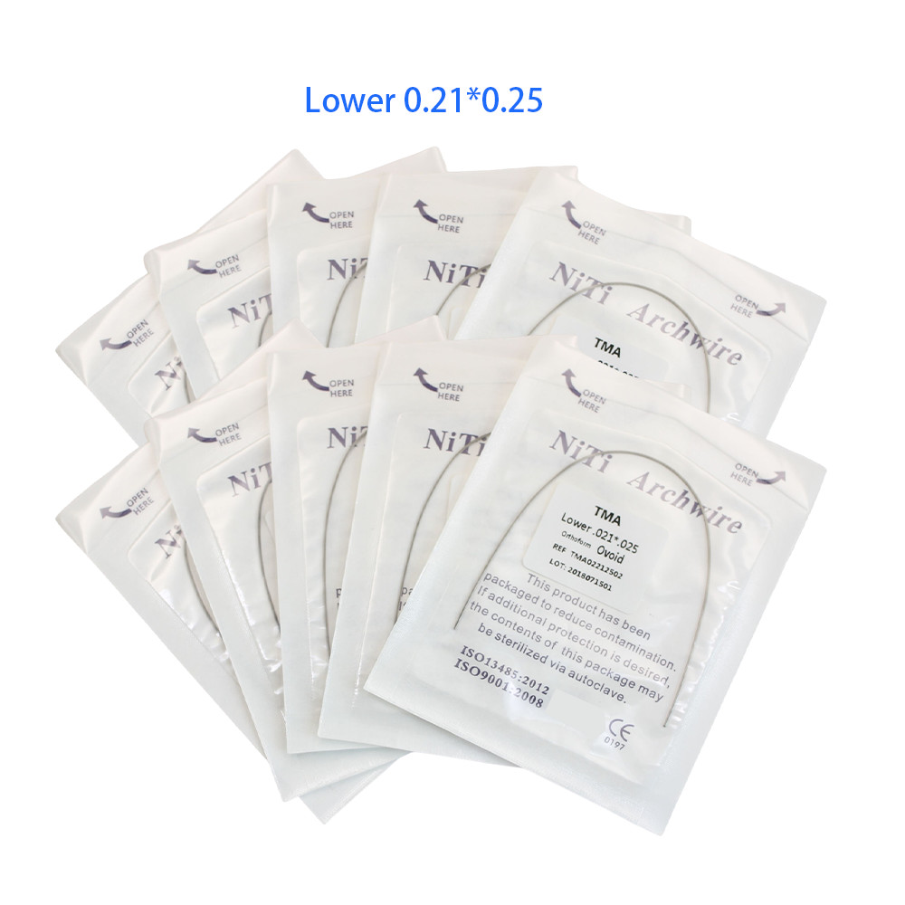 1pc/pack Dental Orthodontic TMA Beta Ti-Mo Arch Wires Rectangular Ovoid Form