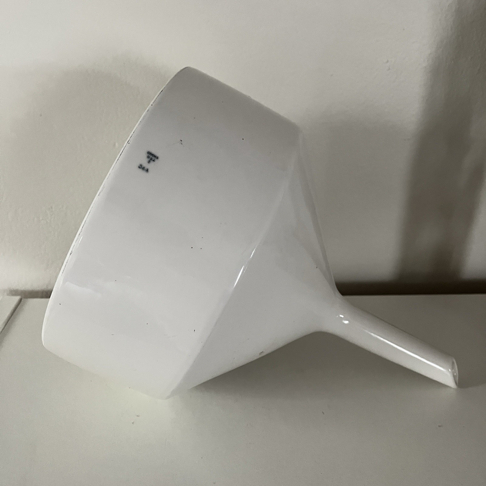 VTG Coors No. 5 34-A Buchner Lab Funnel Porcelain Ceramic Great USA 11” x 8”