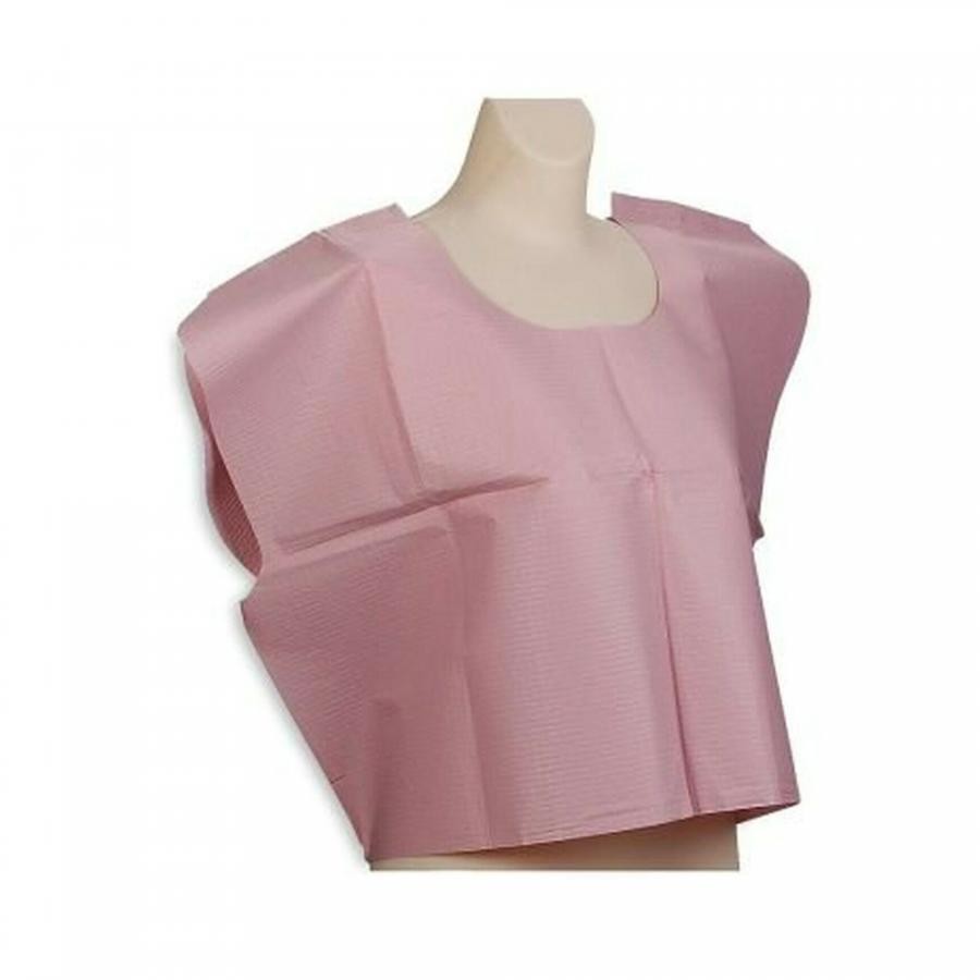 Tidi Exam Cape Mauve 21×30″ No Closure Unisex One Size Adult Front/Back Open 100