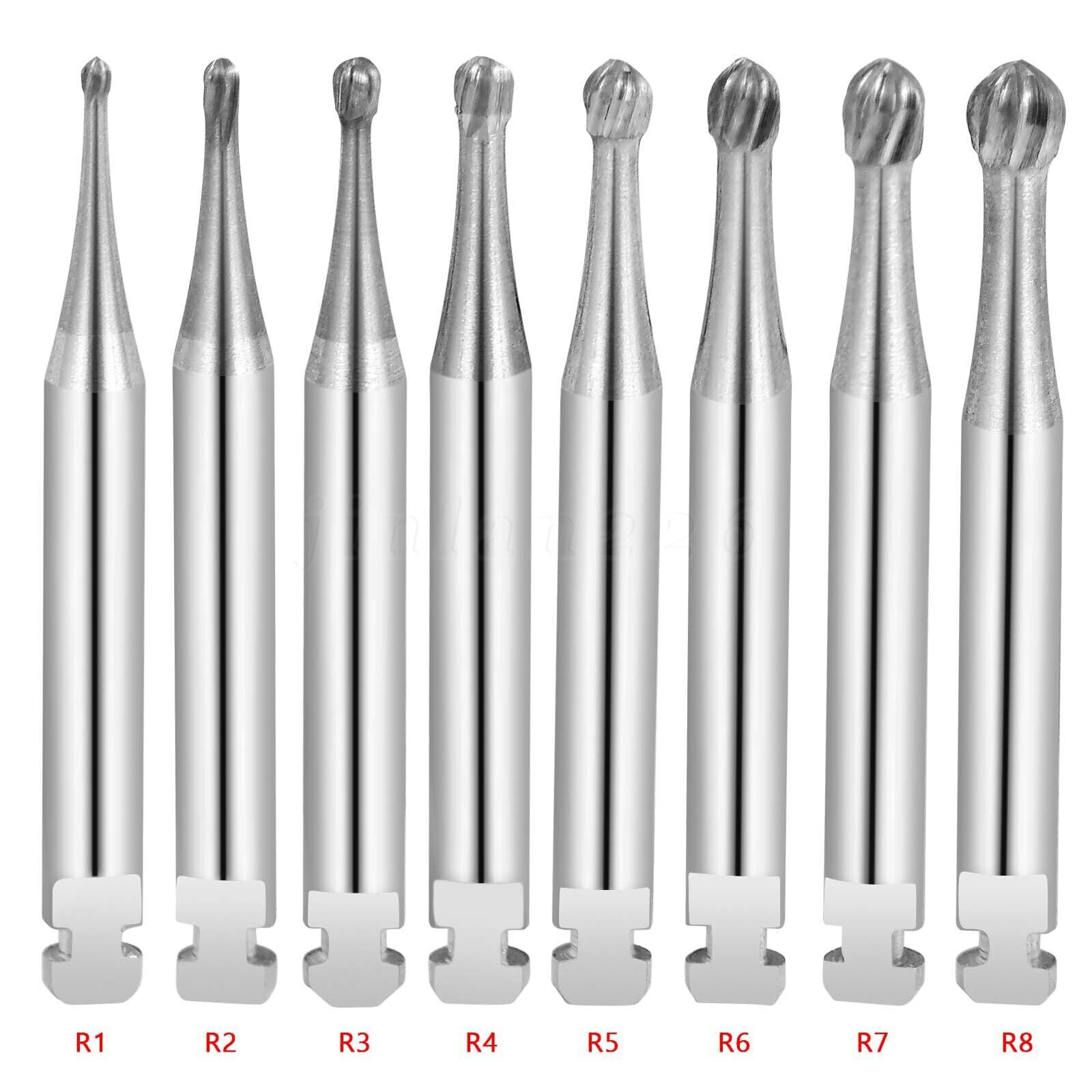 Dental Lab Polishing Tungsten Steel Burs RA1-8 2.35mm for Low Speed Handpiece
