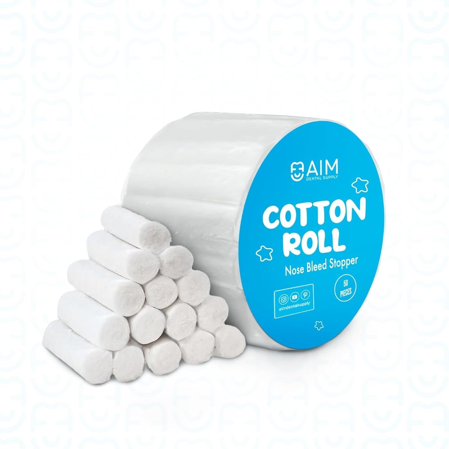 Rollos deAlgodon Dental Paquete De 200 Rollos Algodon Absorbente De Alta Calidad