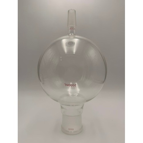 2000mL Round Bottom Flask Lab Glassware Clear 50/45 24/40