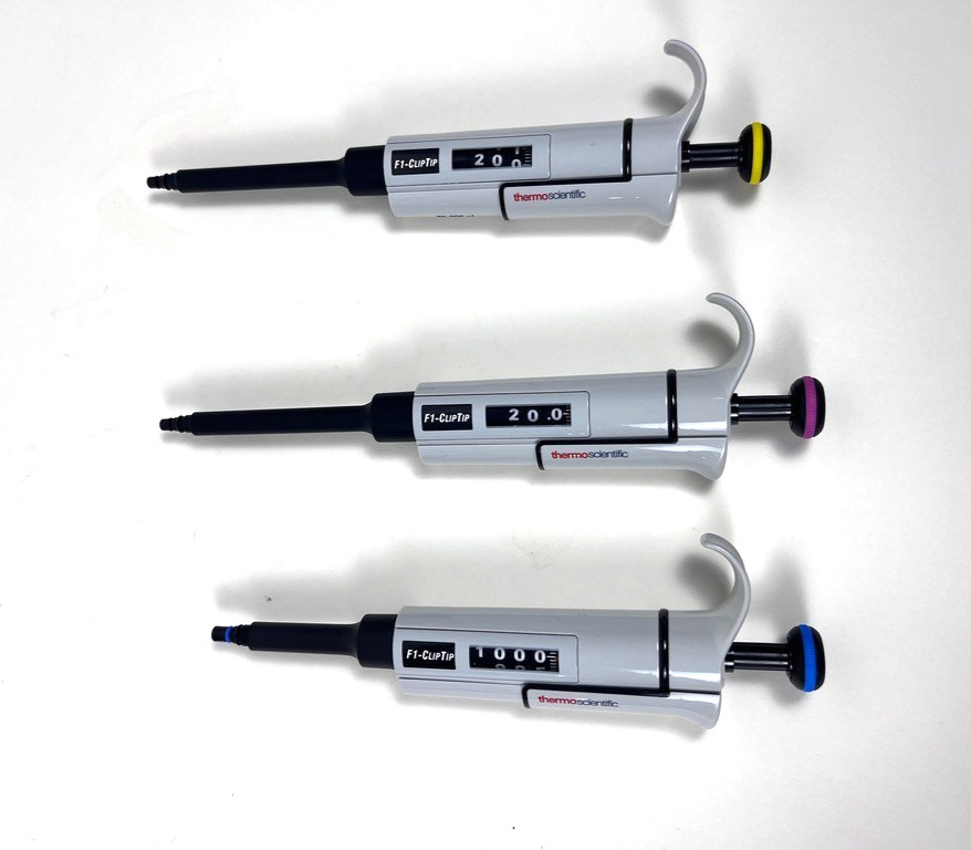Thermo Scientific F1-ClipTip Variable Volume Pipettes Set 10-100 20-200 100-1000