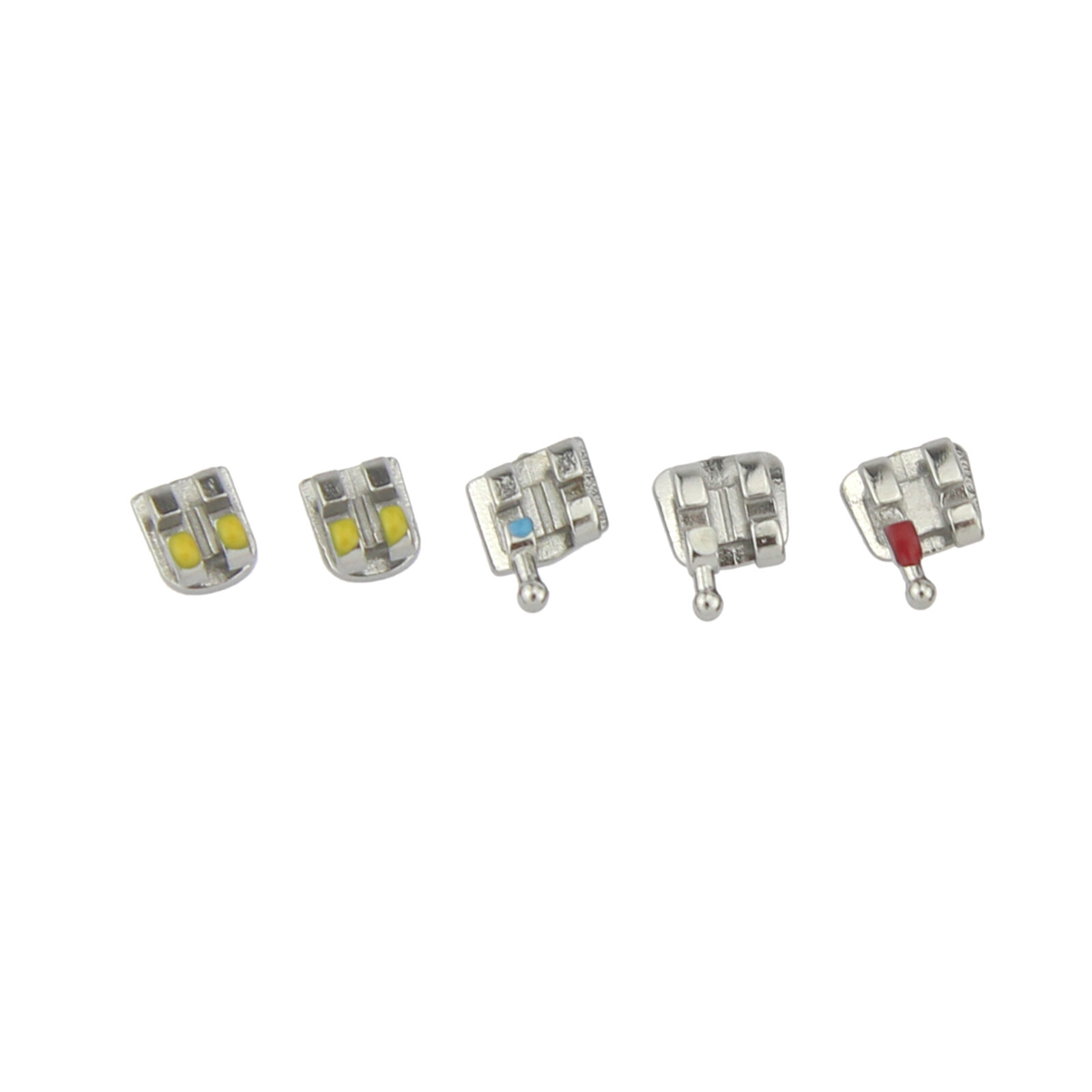 Dental Ortodoncia Braces Brackets Metal MIM Mini 022 018 Roth MBT 345 Hook 5-5