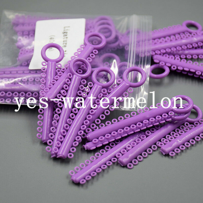 20 Pack Rubber Orthodontics Ligature Ties Dental Bands 37 Colors To Choose New