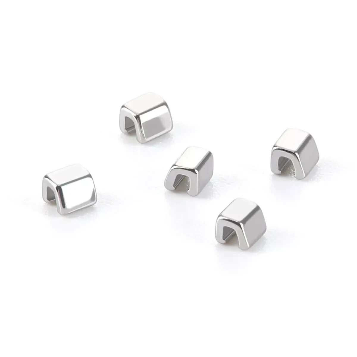 10Pcs/Pack Dental Orthodontic Stainless Stee Crimpable Hooks Stops Opened Type