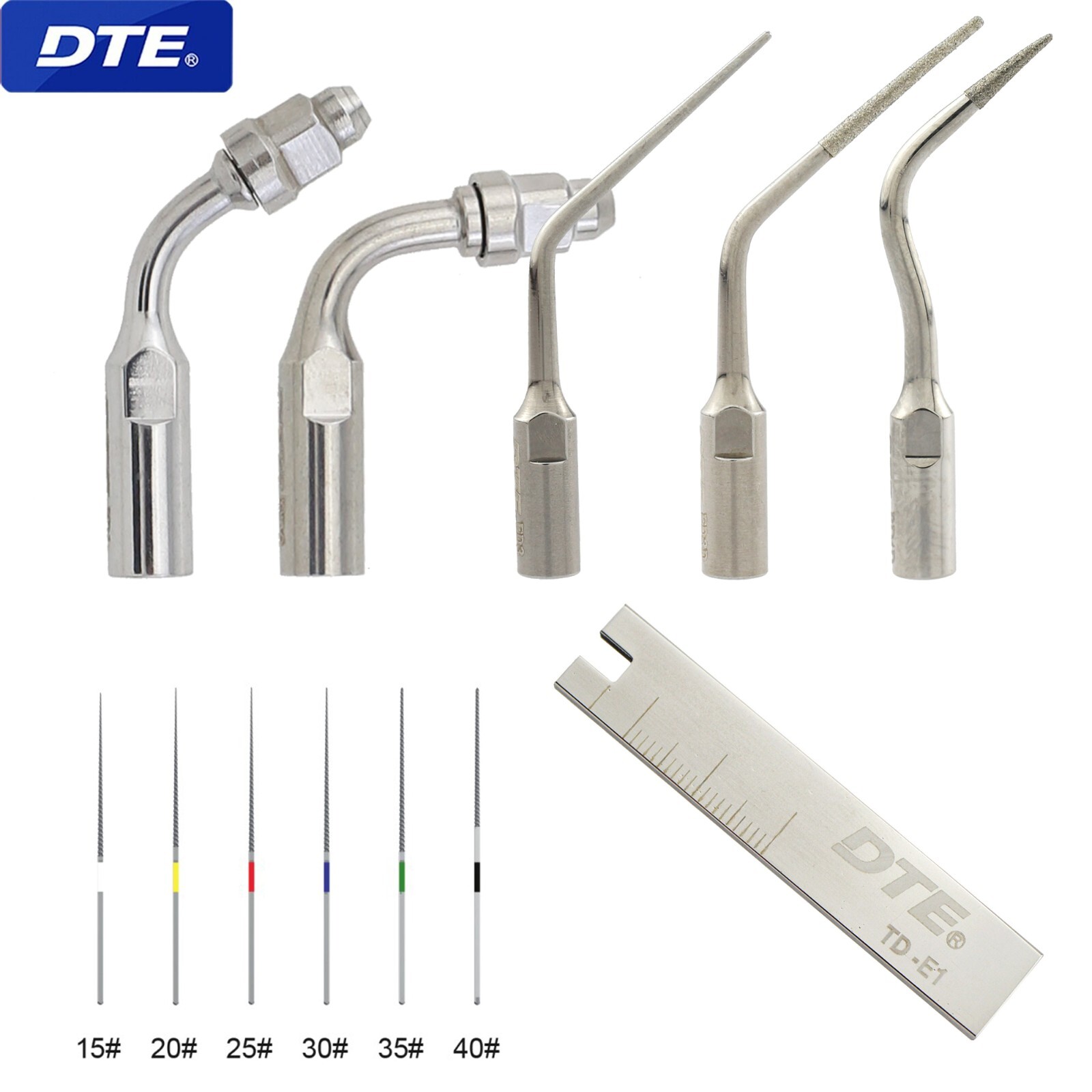 Woodpecker DTE Dental Root Canal Cleaning Satelec Scaler Endo Tip ED1 ED3 PD4D