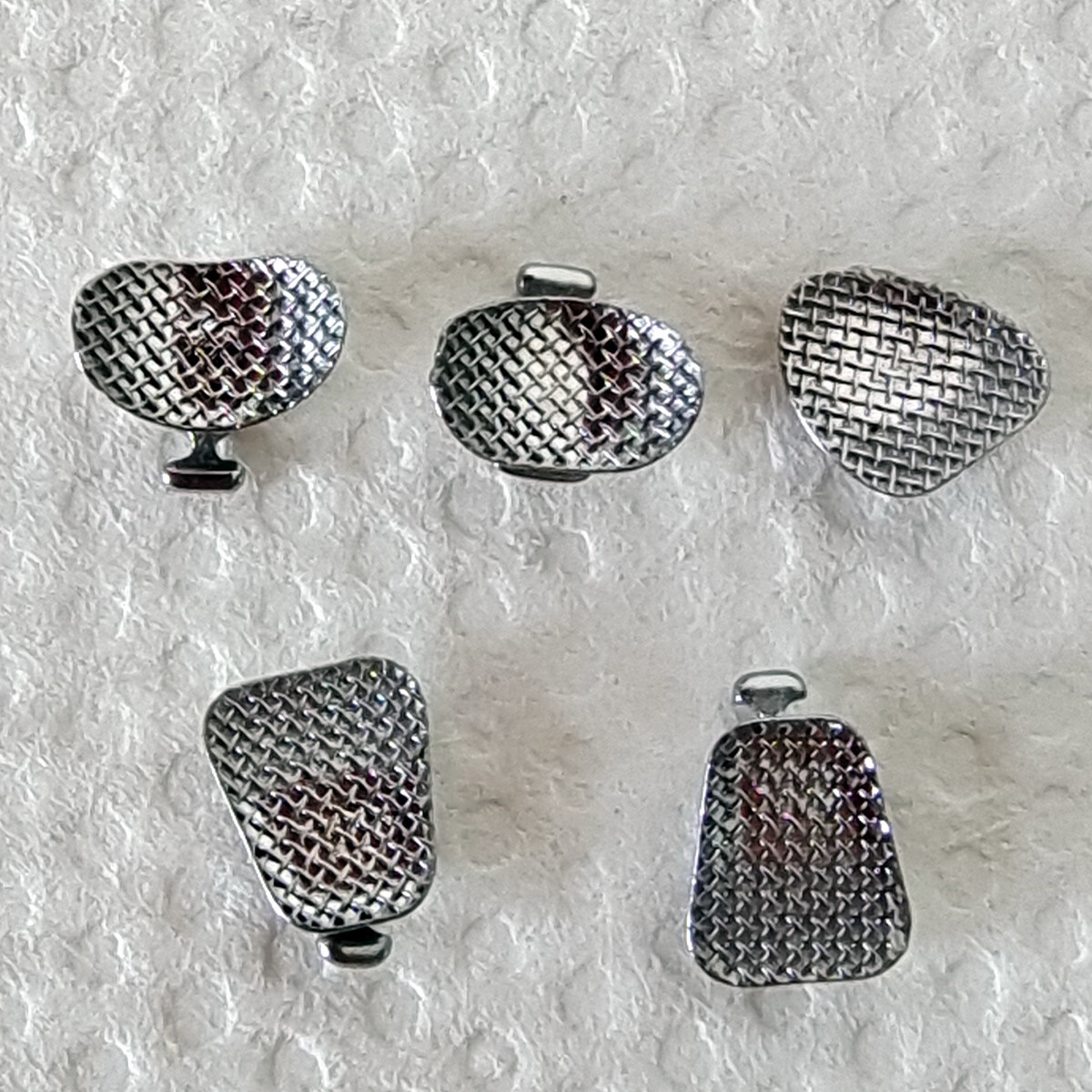 Dental Orthodontic Metal Lingual Brackets Brace Buccal Tubes 28pcs/set