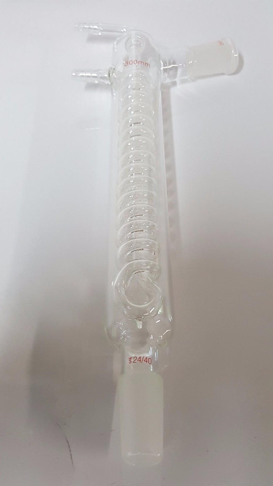Lab Glass Reflux Coil Condenser 400mm 24/40 new