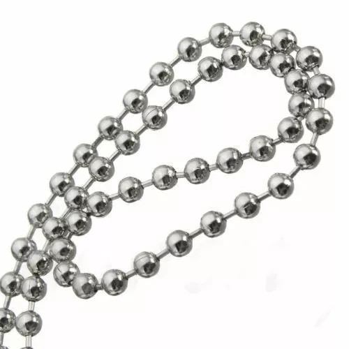 1-100 Dental Bib Holder Clip Metal Chain Black Flexible Crocodile Clip 40cm