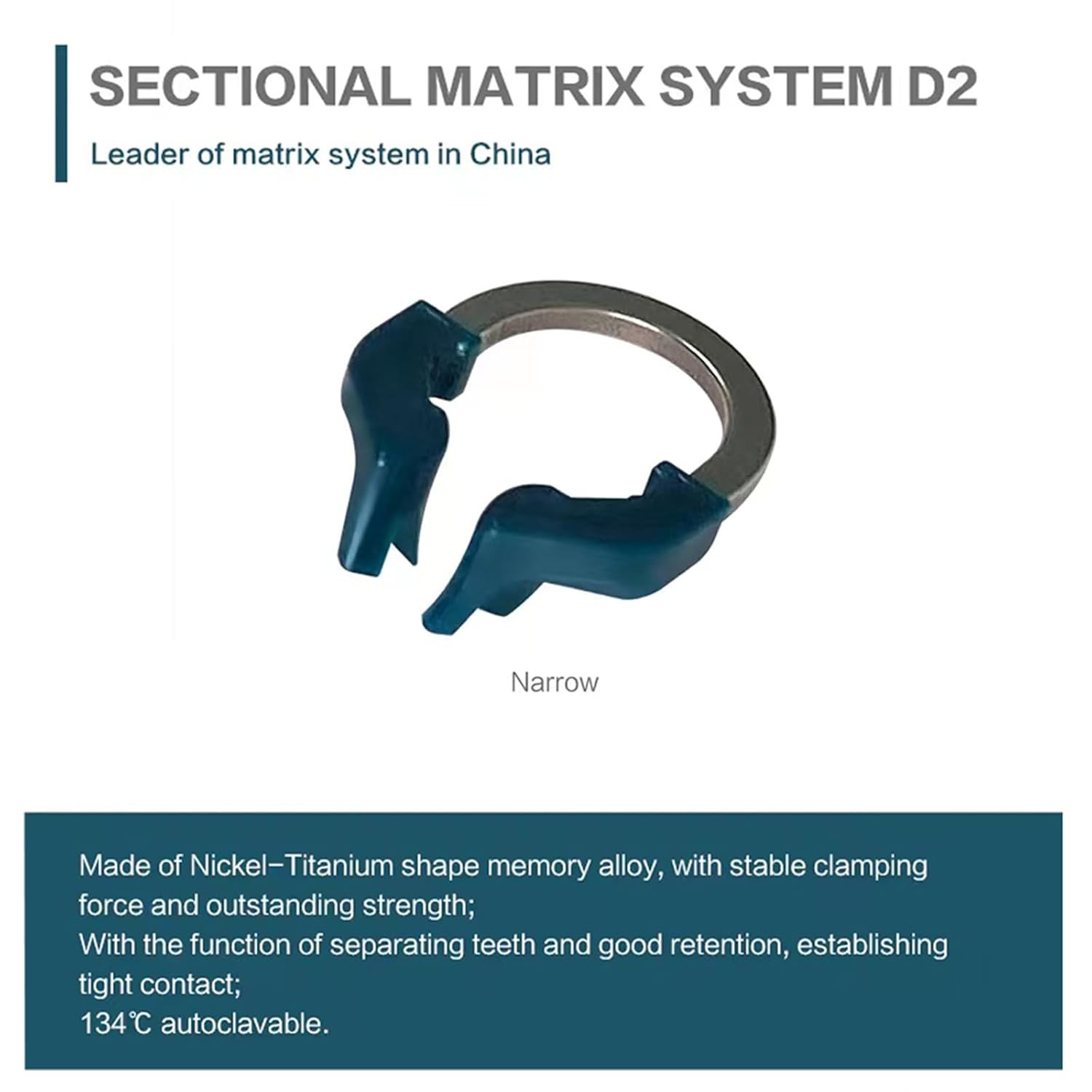 Dental Matrix Bands Ring Sectional Matrice Clamp Fit Garrison Palodent V3 System