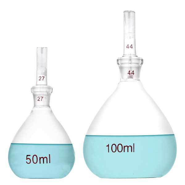 Wholesale 5ml – 500ml Glass Pycnometer Specific Gravity Bottle Lab Glassware